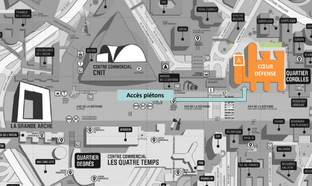 PLAN ACCES VIA LECTA COEUR DEFENSE